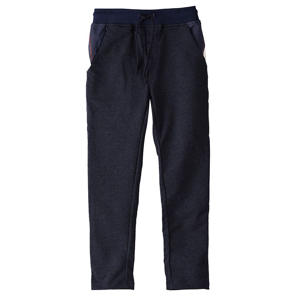 Jam - Knit Jogger With Zip At Bottom - Blue