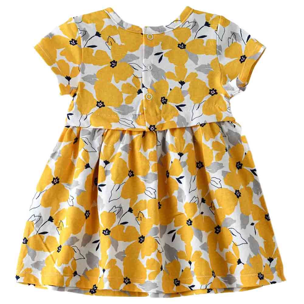 Tiny Hug - Girls Floral Print Dress