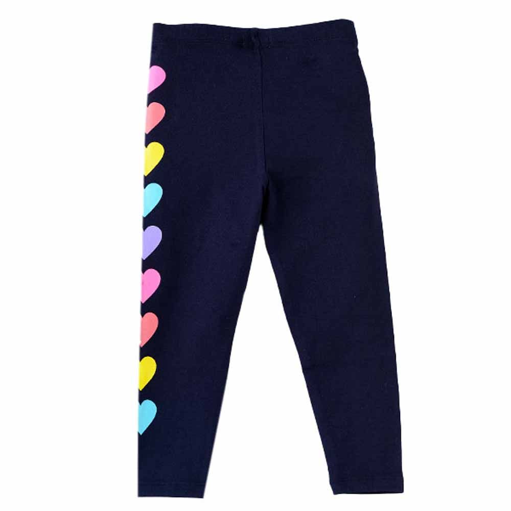 Jelliene - Girls Legging w/ Side Seam Design - Navy