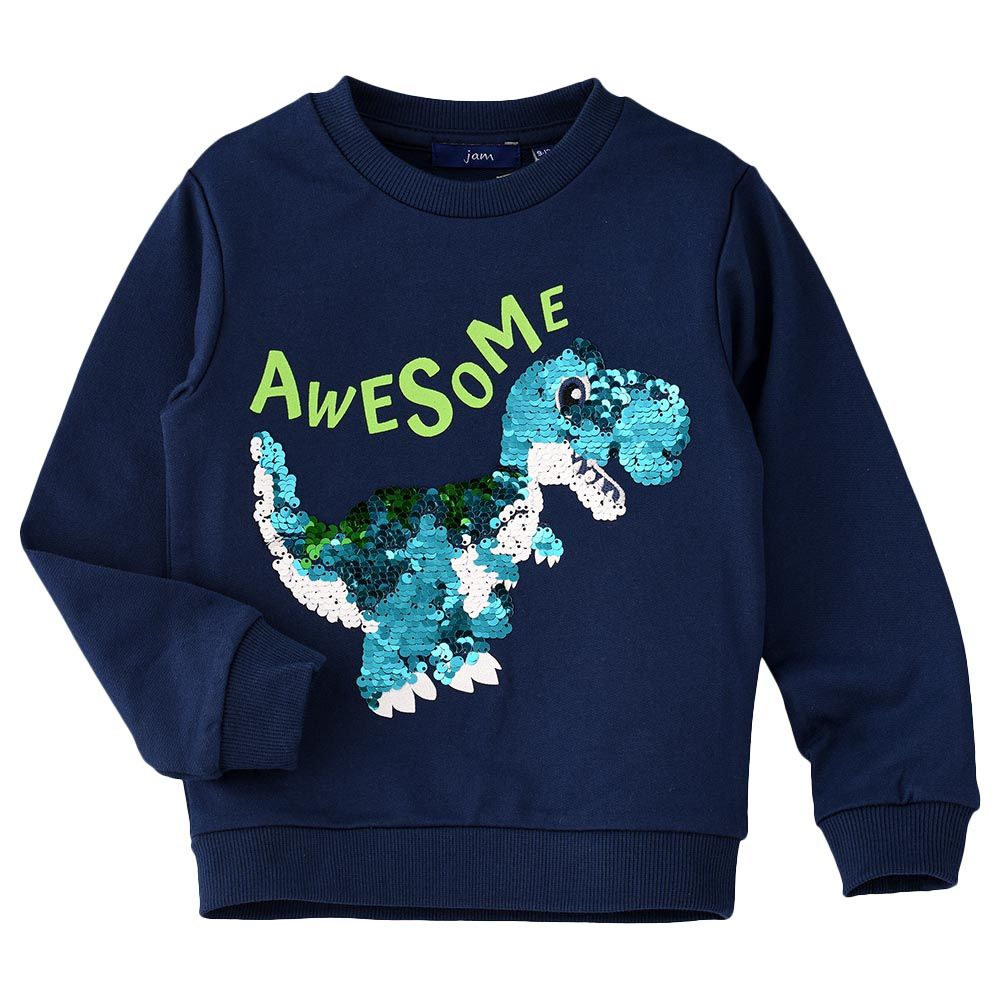 Jam - Awesome Knit Sweat Top - Blue