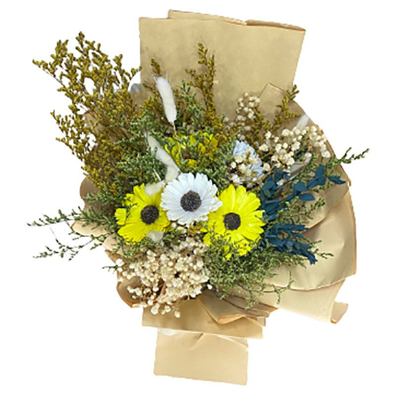 Eco Flowers - Dried Flowers Bouquet - Sunshine