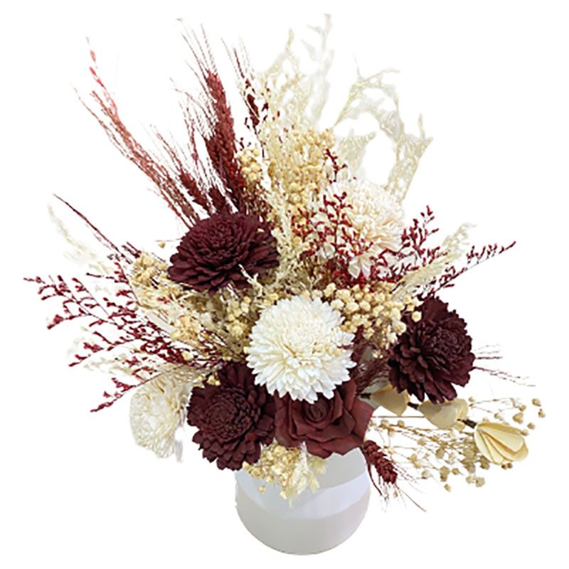 Eco Flowers - Dried Flowers Bouquet - Red Beloved