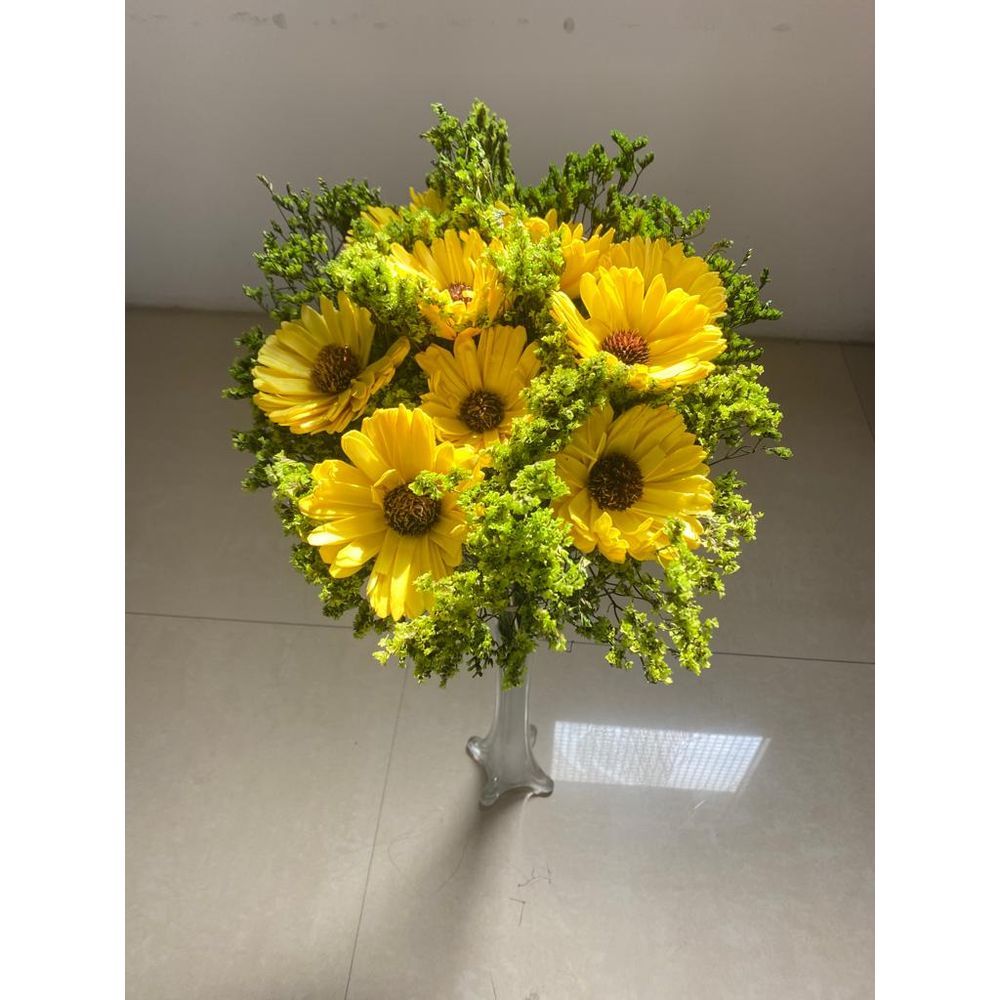 Eco Flowers - Yellow Blush Bouquet