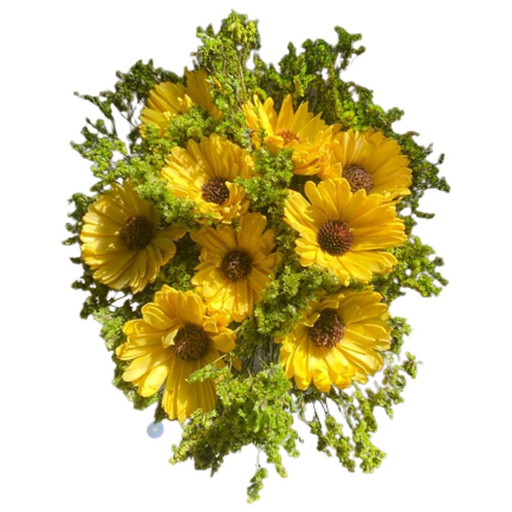 Eco Flowers - Yellow Blush Bouquet