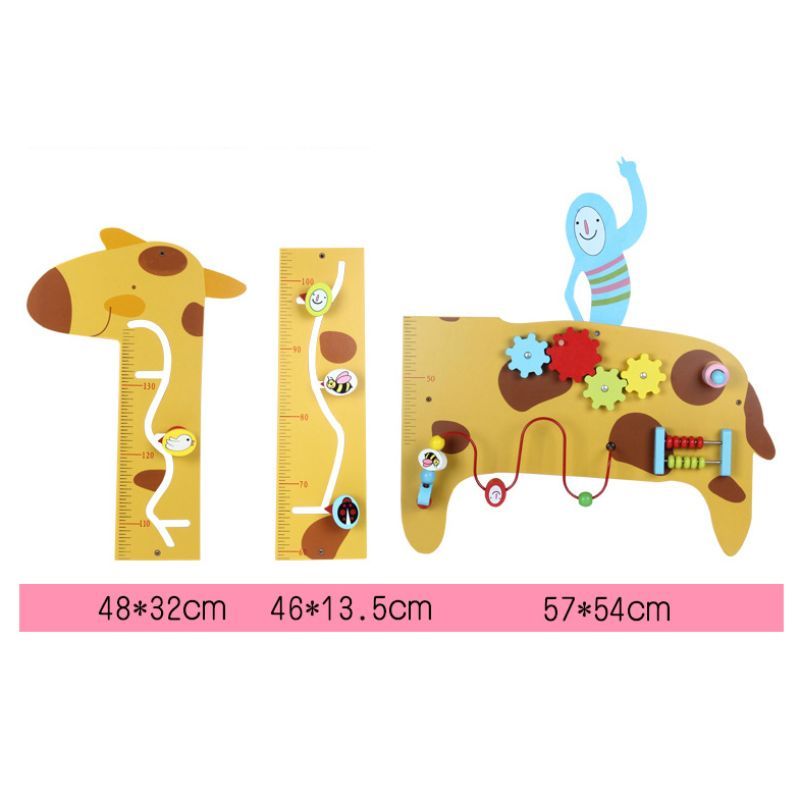 Mindset - Wooden Activity Puzzle  Wall Game Giraffe