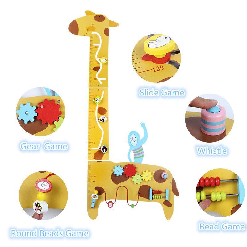 Mindset - Wooden Activity Puzzle  Wall Game Giraffe