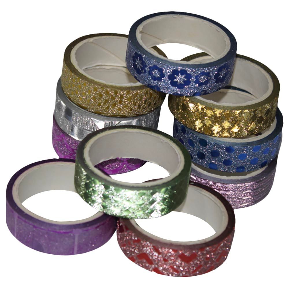 Mindset - DIY Glitter Tape 10pcs - Assorted