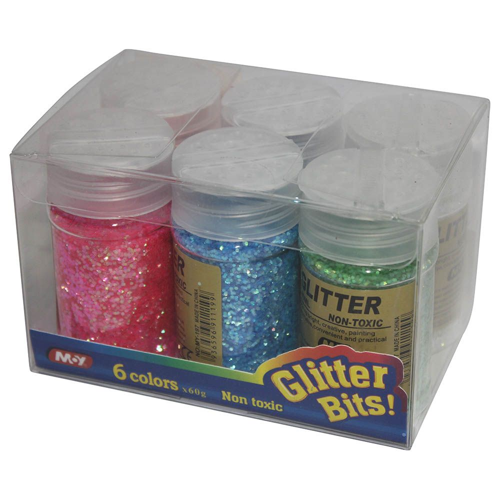 Mindset - Glitter Powder 6pcs - Assorted