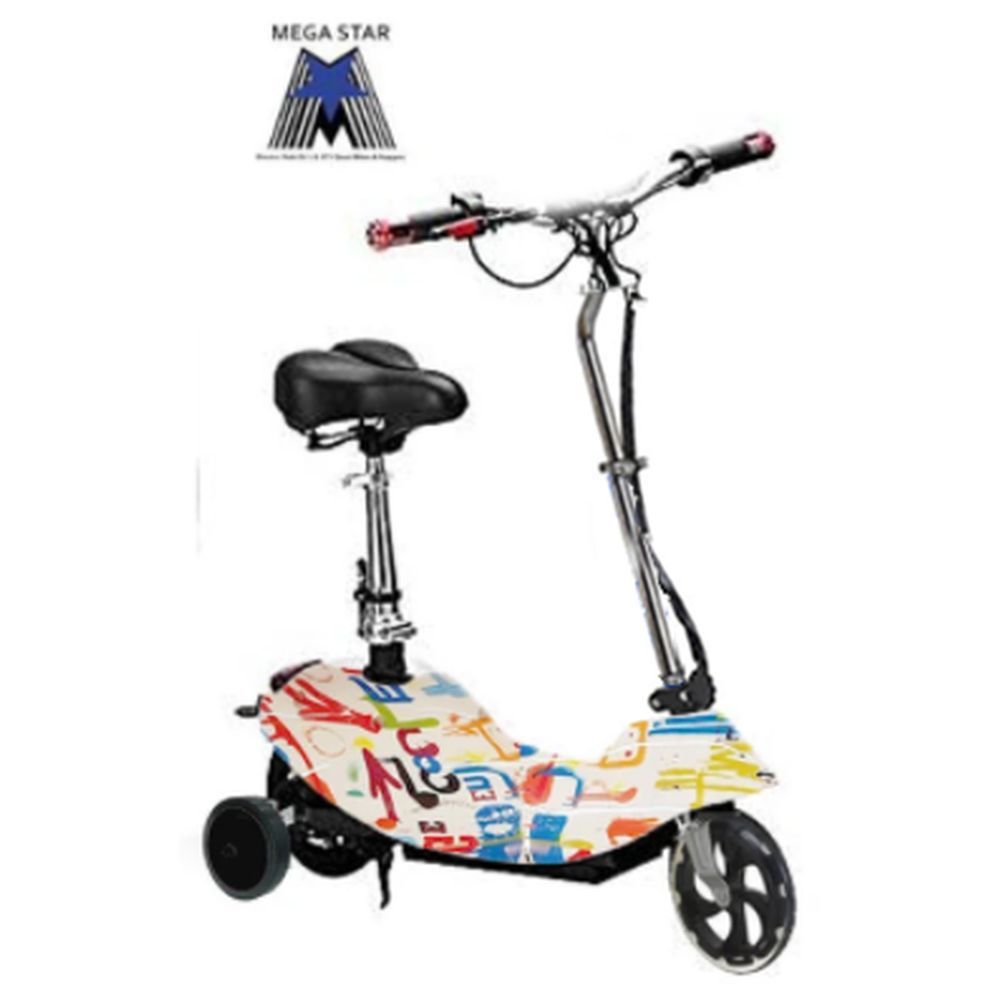 Megawheels - Zippy Electric Scooter W/ Wheels 24V - Melody White