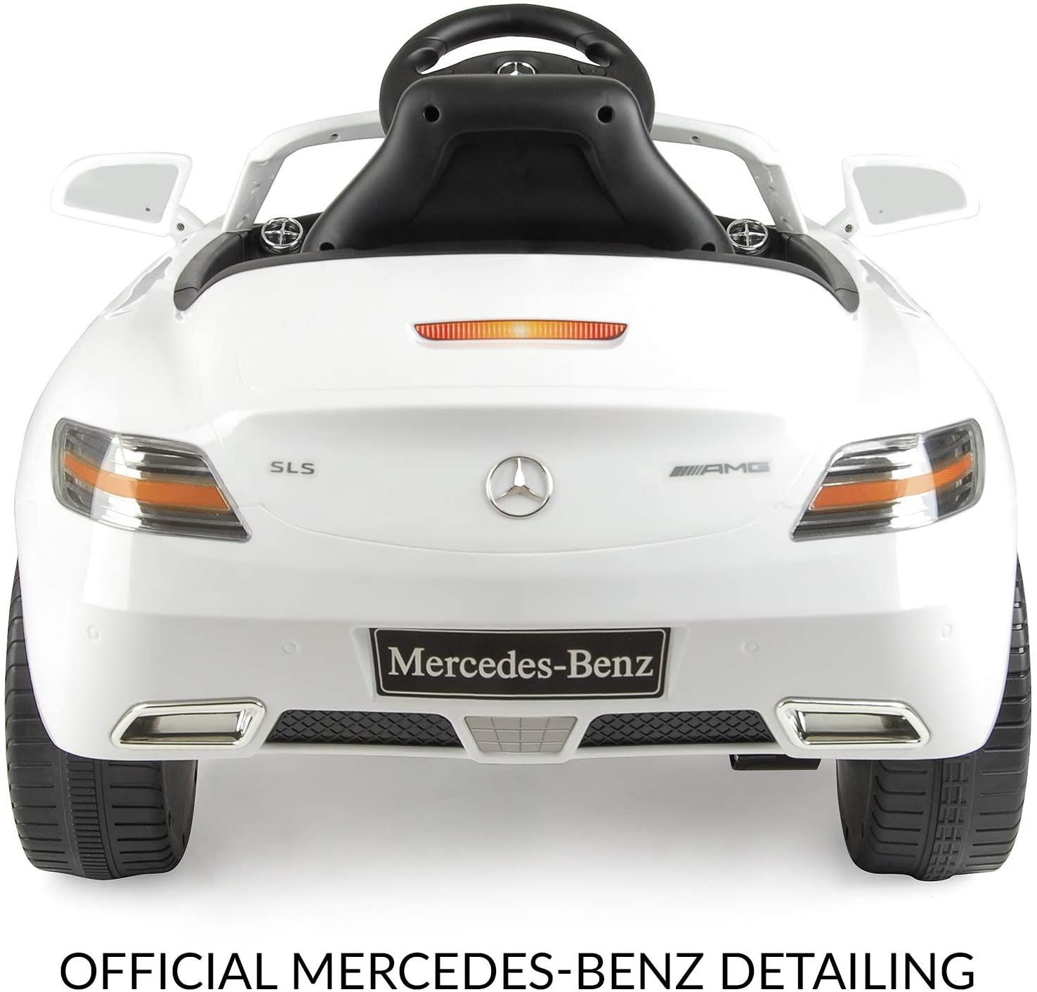 Megastar - Mercedes Benz SLS 6V Electric Ride On Car - White