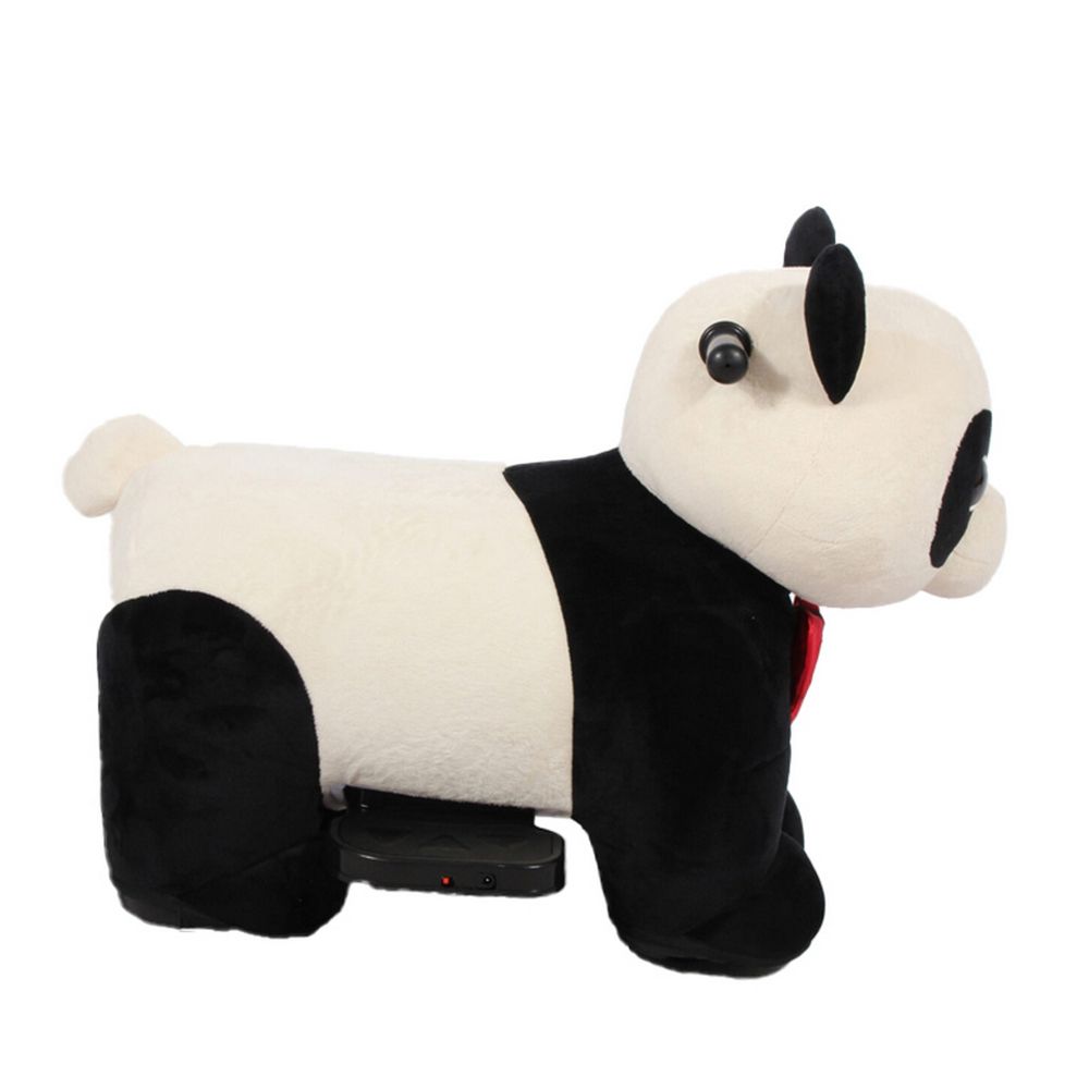 Megastar - Ride-on 6V Plush Panda Bear