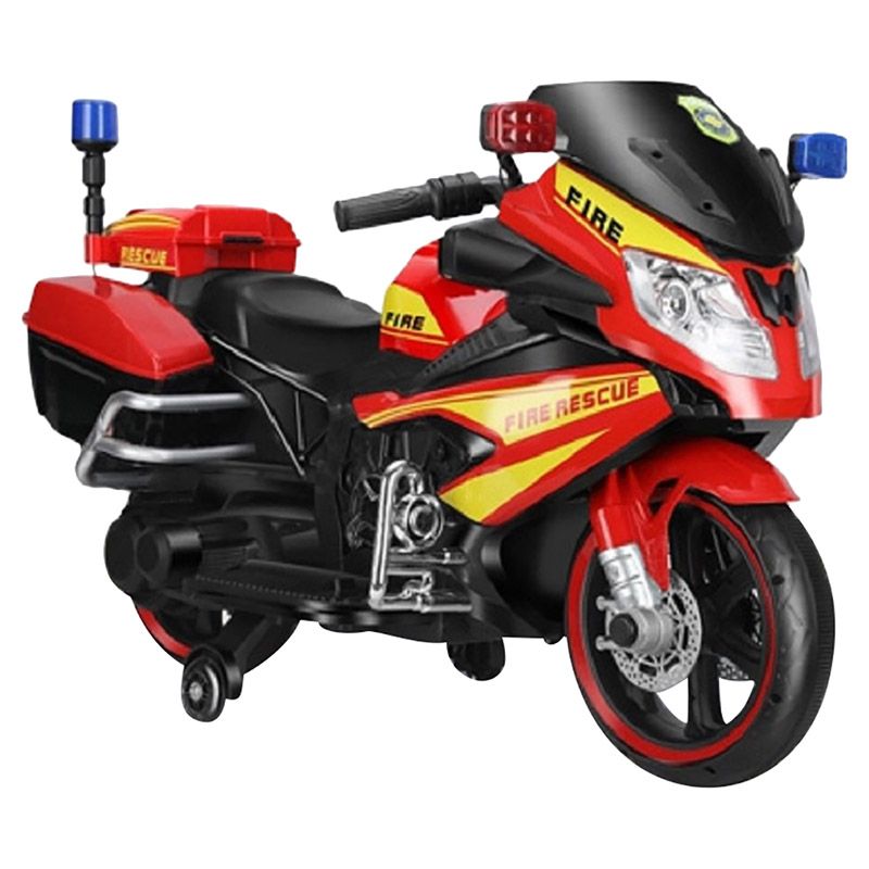 Megawheels - Ride On Police Force 12V Motorcycle - Red