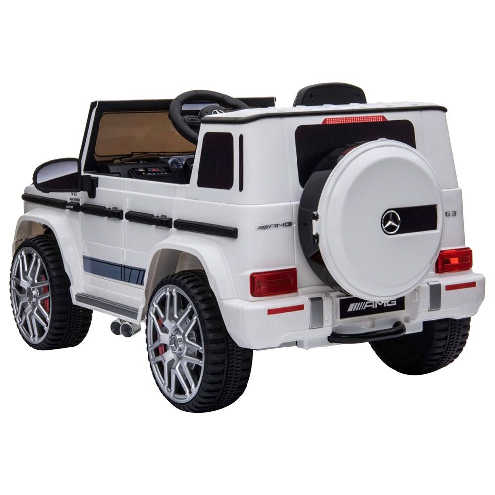 Megastar - Licensed 12V Mercedes Amg Classy Jeep - White