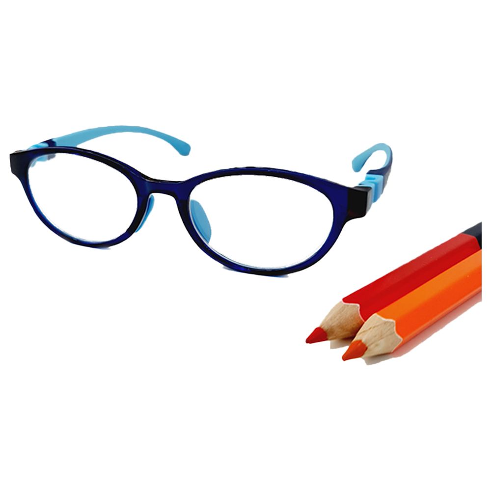 Megastar - Round Blue Light Blocking Eye Glasses - Blue