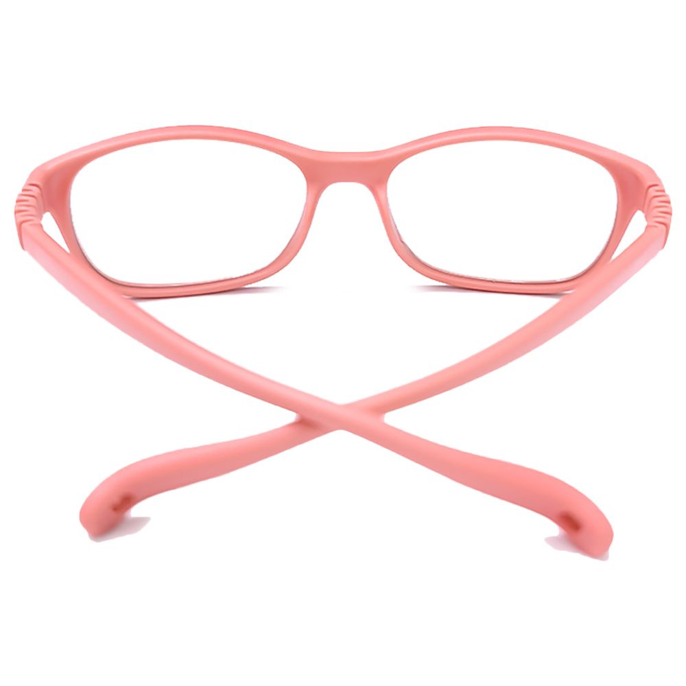 Megastar - Rectangular Blue Light Blocking Eye Glasses - Pink