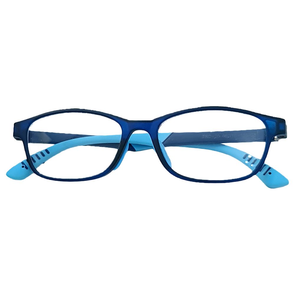 Megastar - Rectangular Blue Light Blocking Eye Glasses - Blue