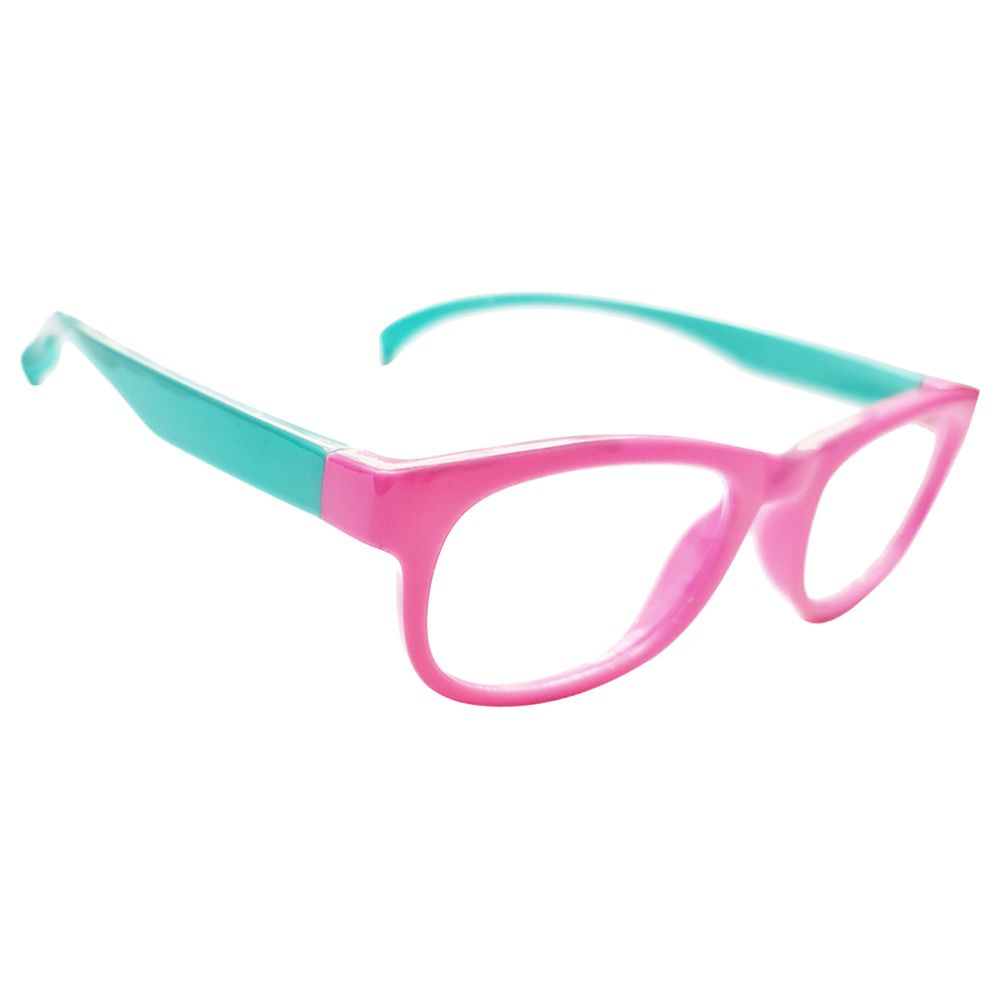 Megastar - Cat Eye Blue Light Blocking Eye Glasses - Pink/Green