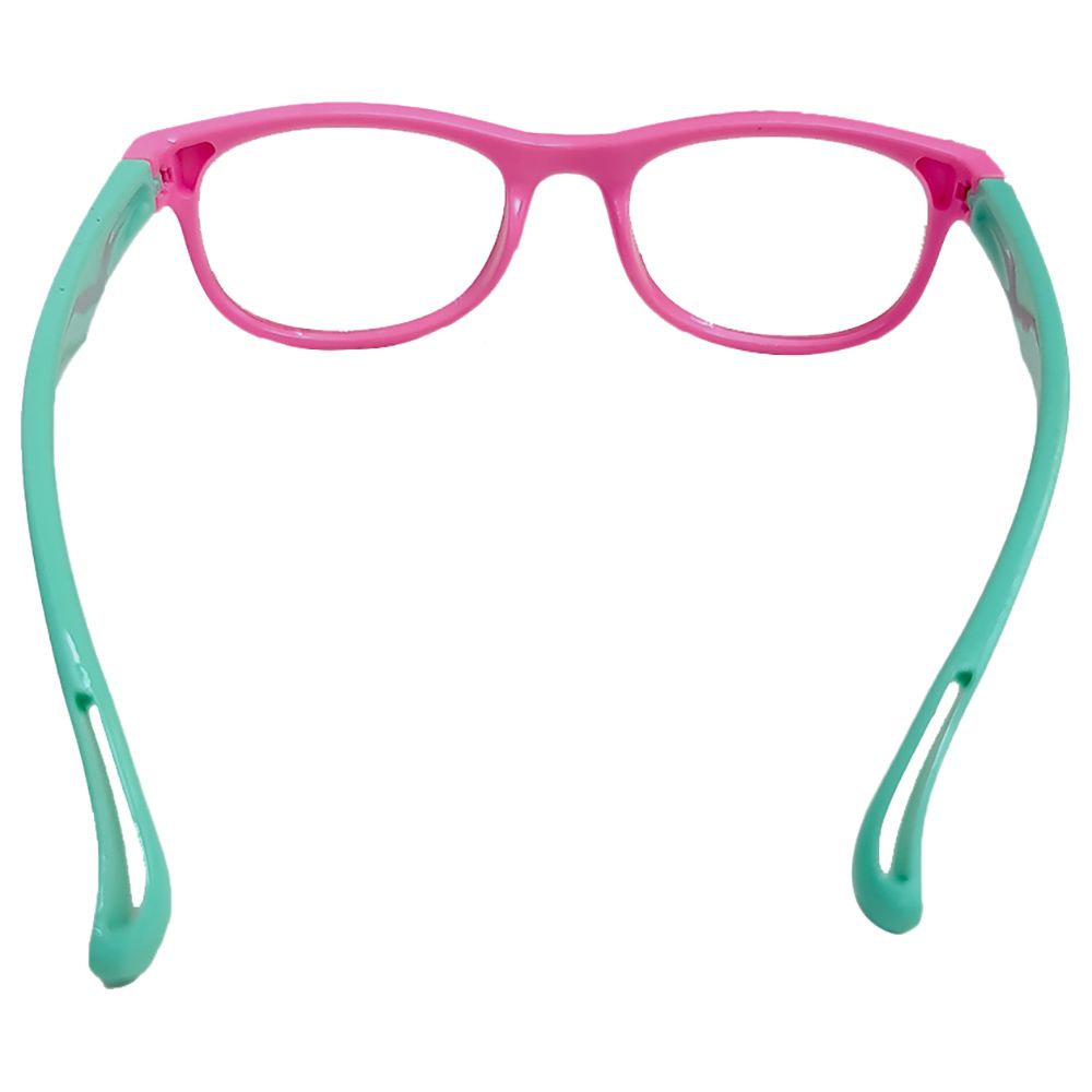 Megastar - Cat Eye Blue Light Blocking Eye Glasses - Pink/Green