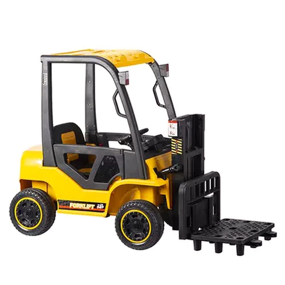 Megastar - Ride-on 12V Forklifter with 2 Seats - Yellow