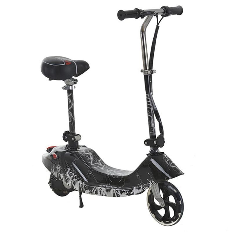 Megawheels Foldable 24 V Escooter With Seat - Black