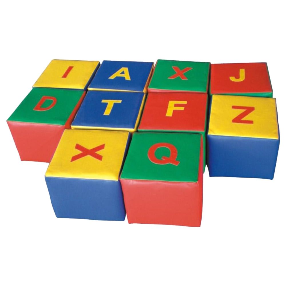 Megastar - Soft Play Toys Kids Alphabets - 12 Blocks