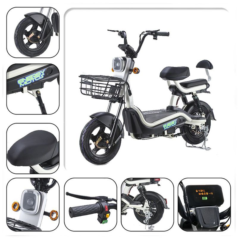 Megawheels - Electric Moped Smart Bike - White