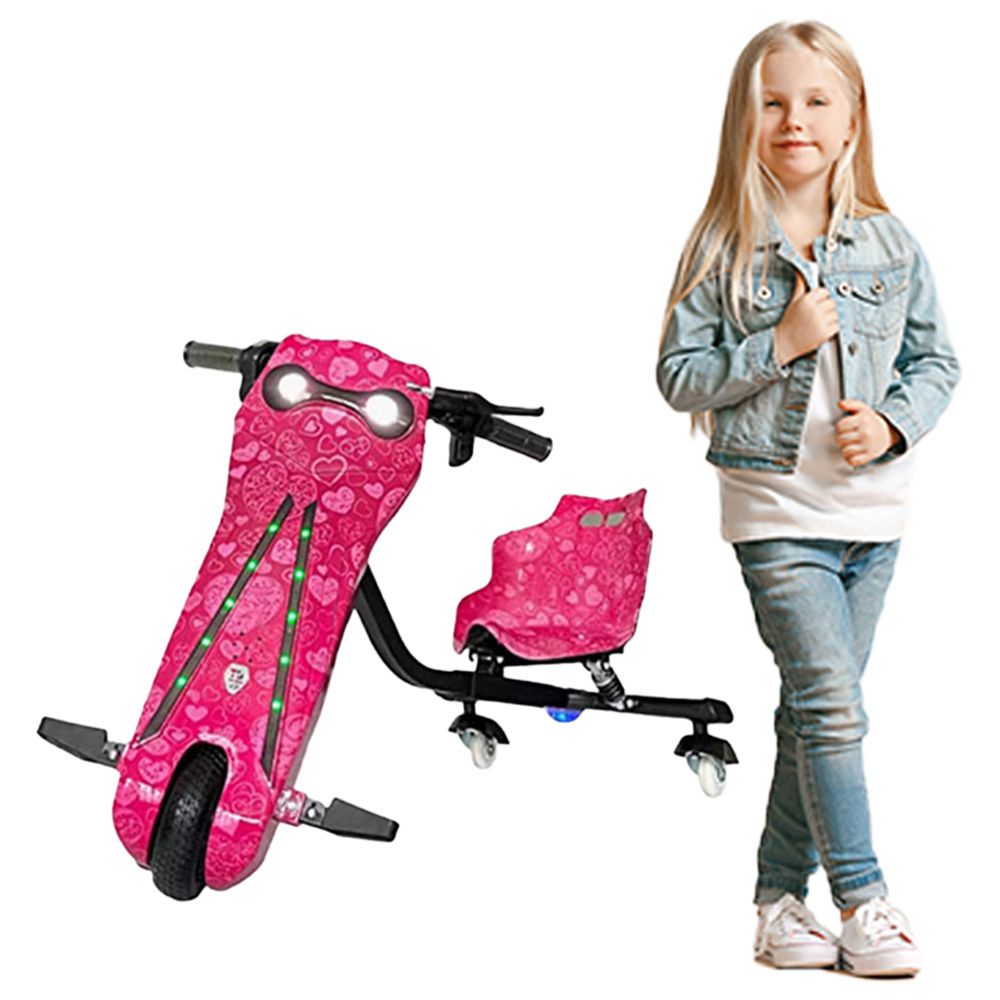 Megastar - Dragonfly 3 Wheel Electric Scooter - 36V - Pink Star