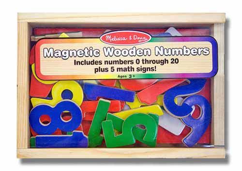 Melissa & Doug Magnetic Wooden Numbers