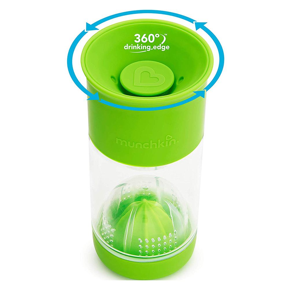 Munchkin - Miracle 360 Fruit Infuser Cup 14oz - Green