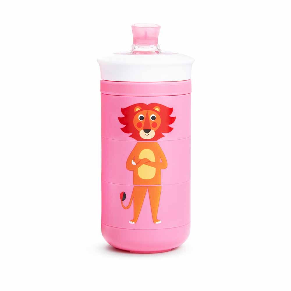 Munchkin Animal Twisty Bite Proof Cup 9oz 1pk Pink