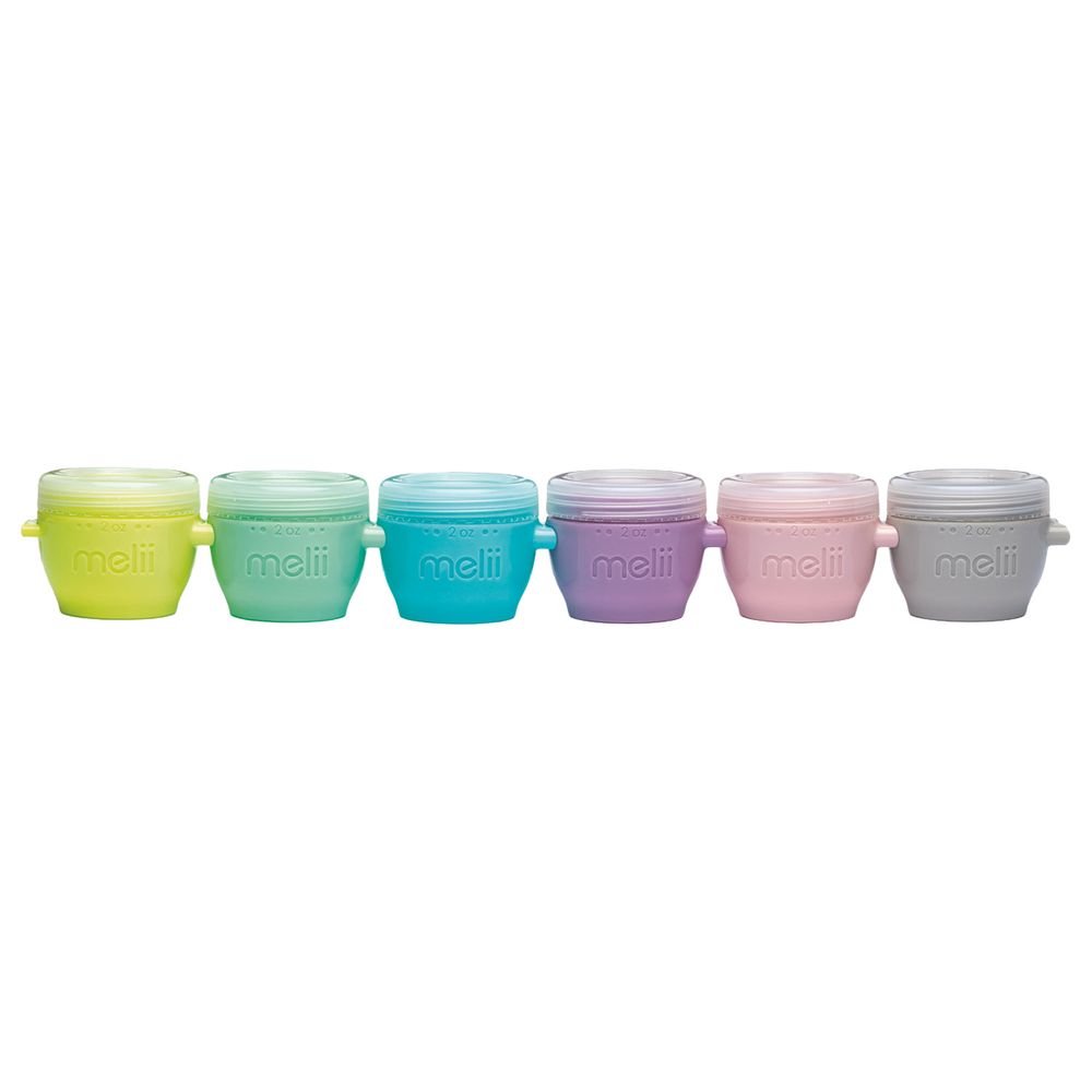 Melii - Snap & Go Pods Container - 2Oz - 6 pc-Set