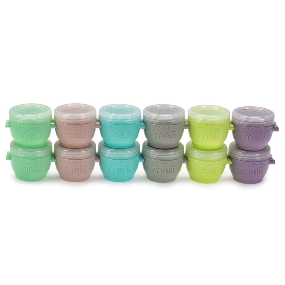 Melii - Snap & Go Pods Container - 2Oz - 12 pc-Set