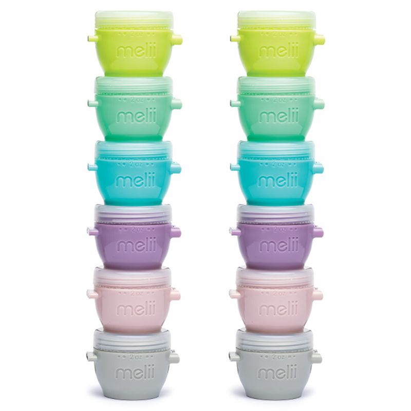 Melii - Snap & Go Pods Container - 2Oz - 12 pc-Set