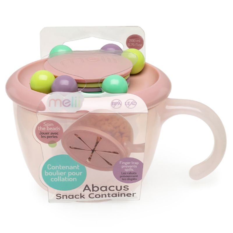 Melii - Abacus Snack Container - Pink