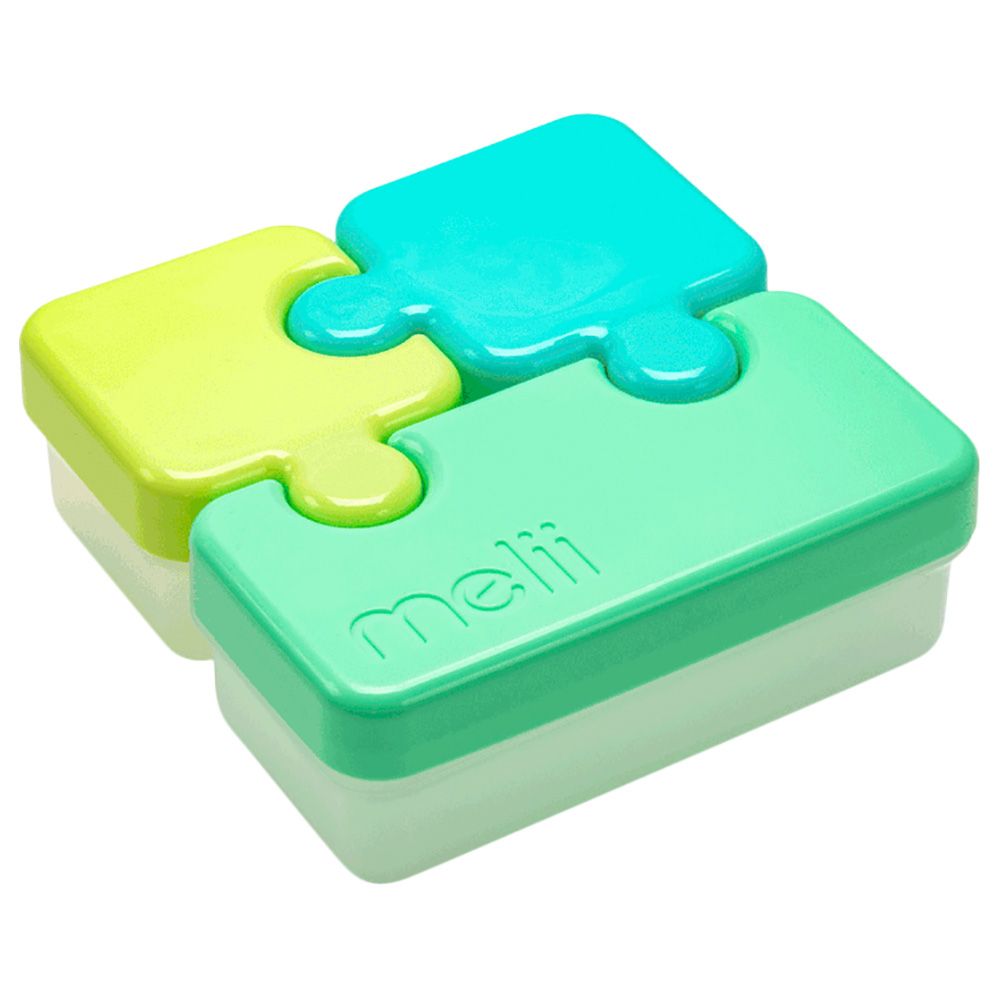 Melii - Puzzle Container - Lime/Blue/Green