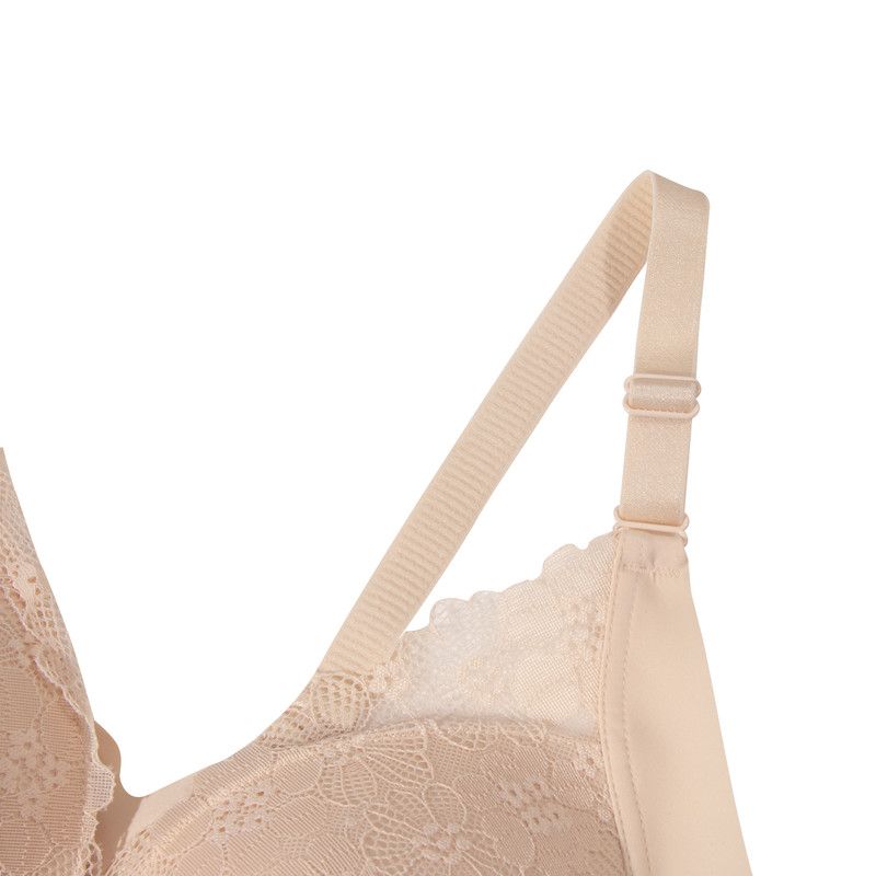 Okus - Pretty Lace Maternity & Nursing Bra - Beige