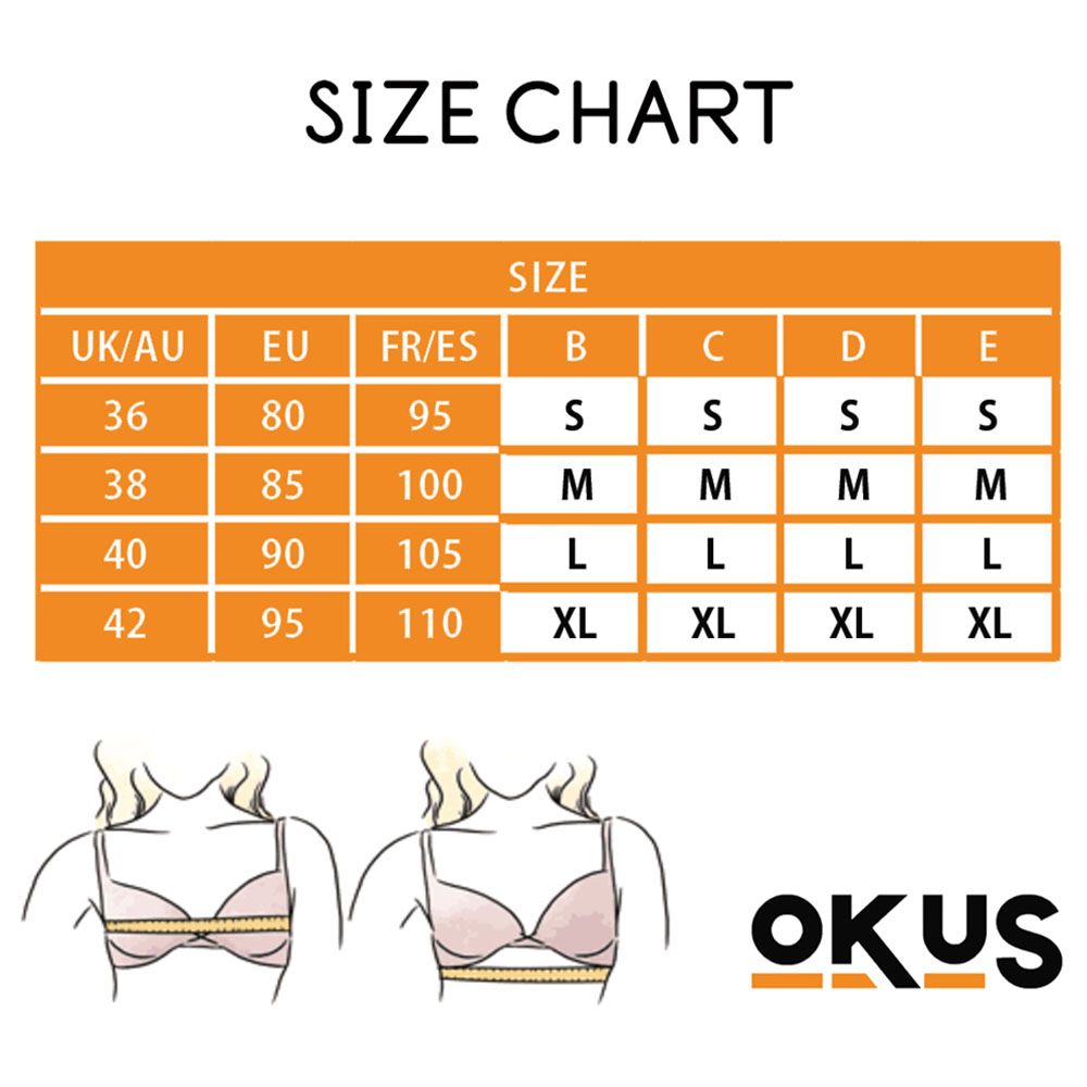 Okus - Full Cup Maternity & Nursing Bra - Black