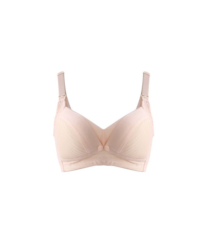 Okus - Comfy Cotton Maternity & Nursing Bra - Beige