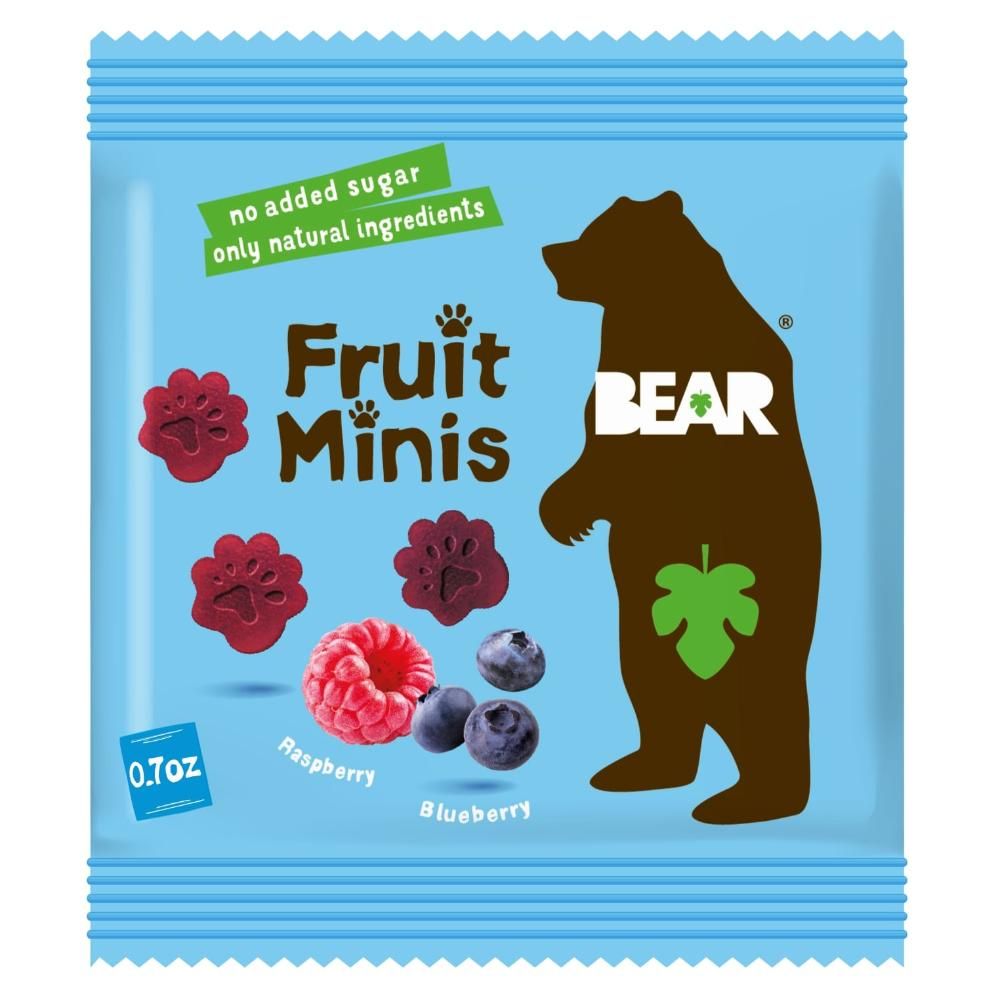 Bear - Fruit Minis Blueberry & Raspberry 5 - 20g