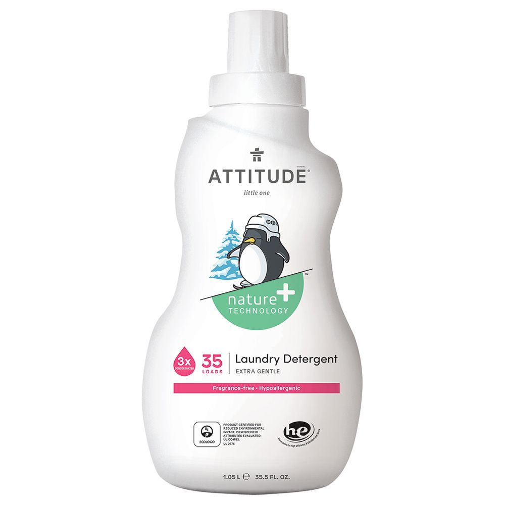 Attitude - Laundry Liquid 35 Loads Fragrance Free 1.05L