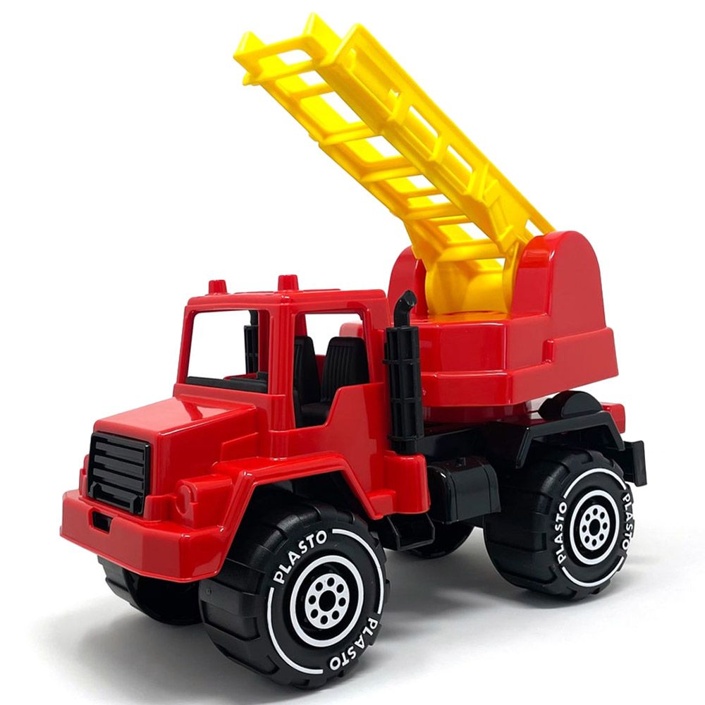 Plasto - Fire Truck With Ladder - 30 cm