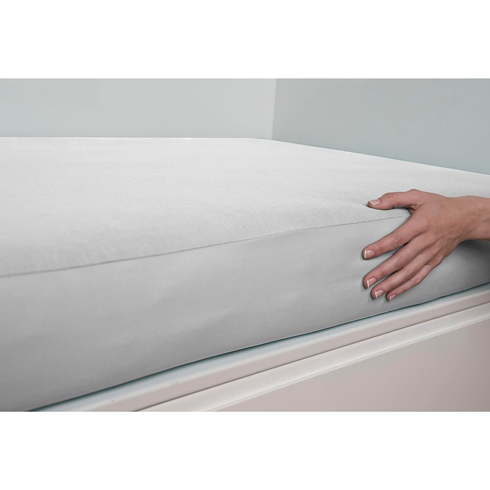 Bsensible - Crib Sheet & Mattress Protector - 60x120cm - White 