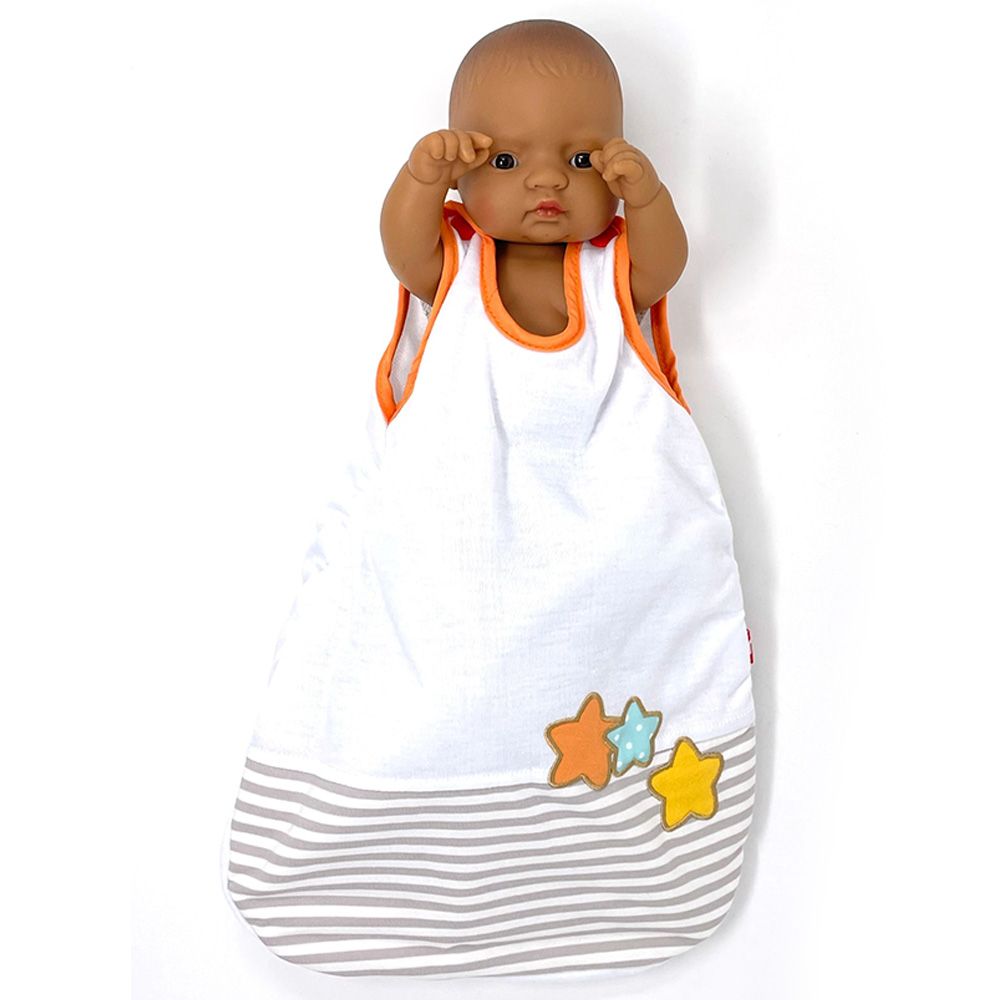 Miniland Baby - Accessory Sleeping Bag For Doll - White