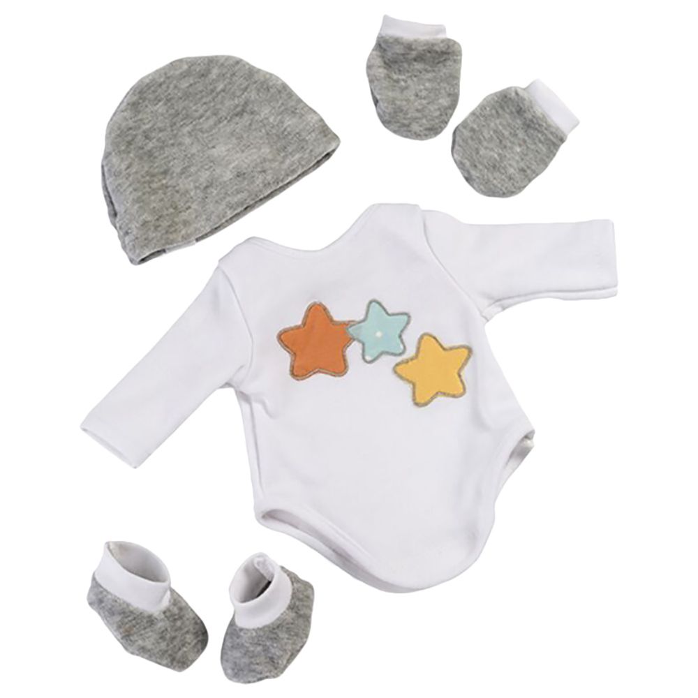 Miniland Baby - Layette Bodysuit Accessories For Doll - Grey