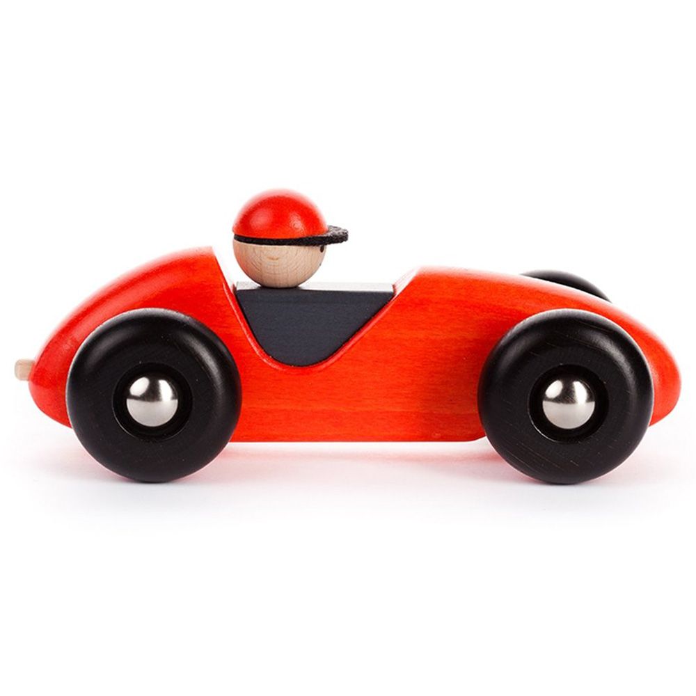 BAJO - Racing Wooden Car - Red