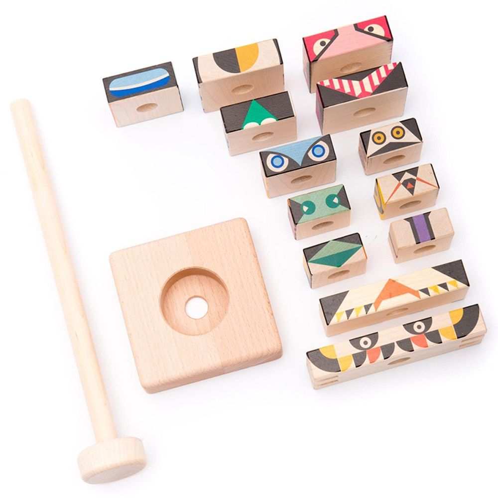 BAJO - Totem Wooden Blocks