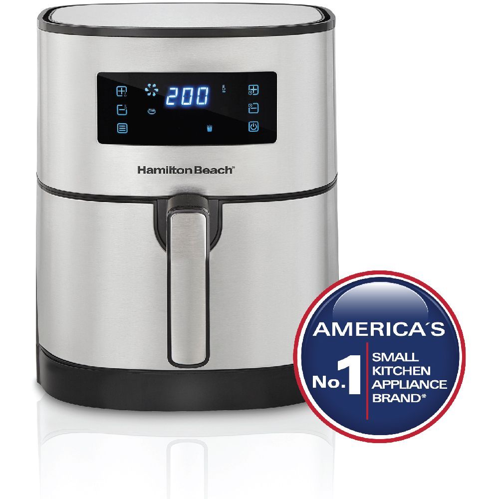 Hamilton Beach - Digital Air Fryer 5.6L - Silver