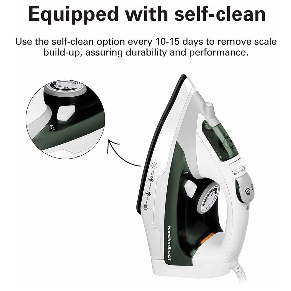 Hamilton Beach - Steam Iron - Green - 2200 W