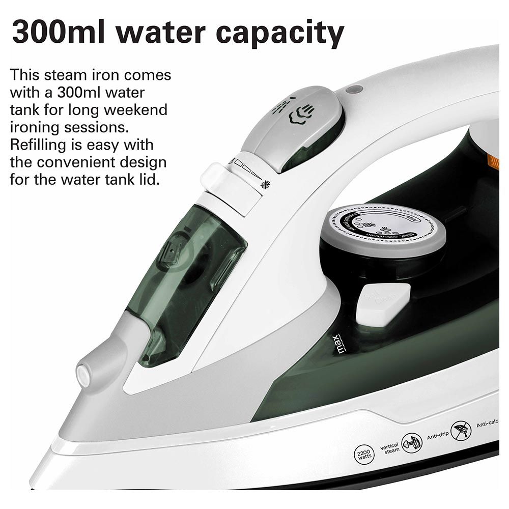 Hamilton Beach - Steam Iron - Green - 2200 W