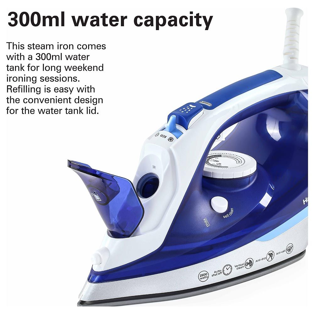 Hamilton Beach - Steam Iron - Blue - 2500 W